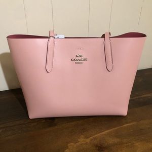 pink Coach Tote
